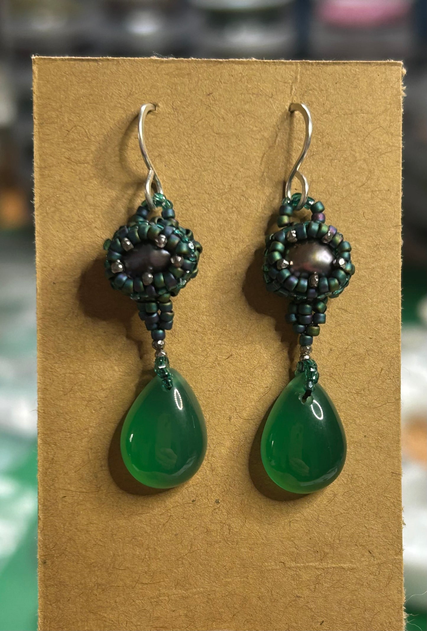 Dragons tear earrings
