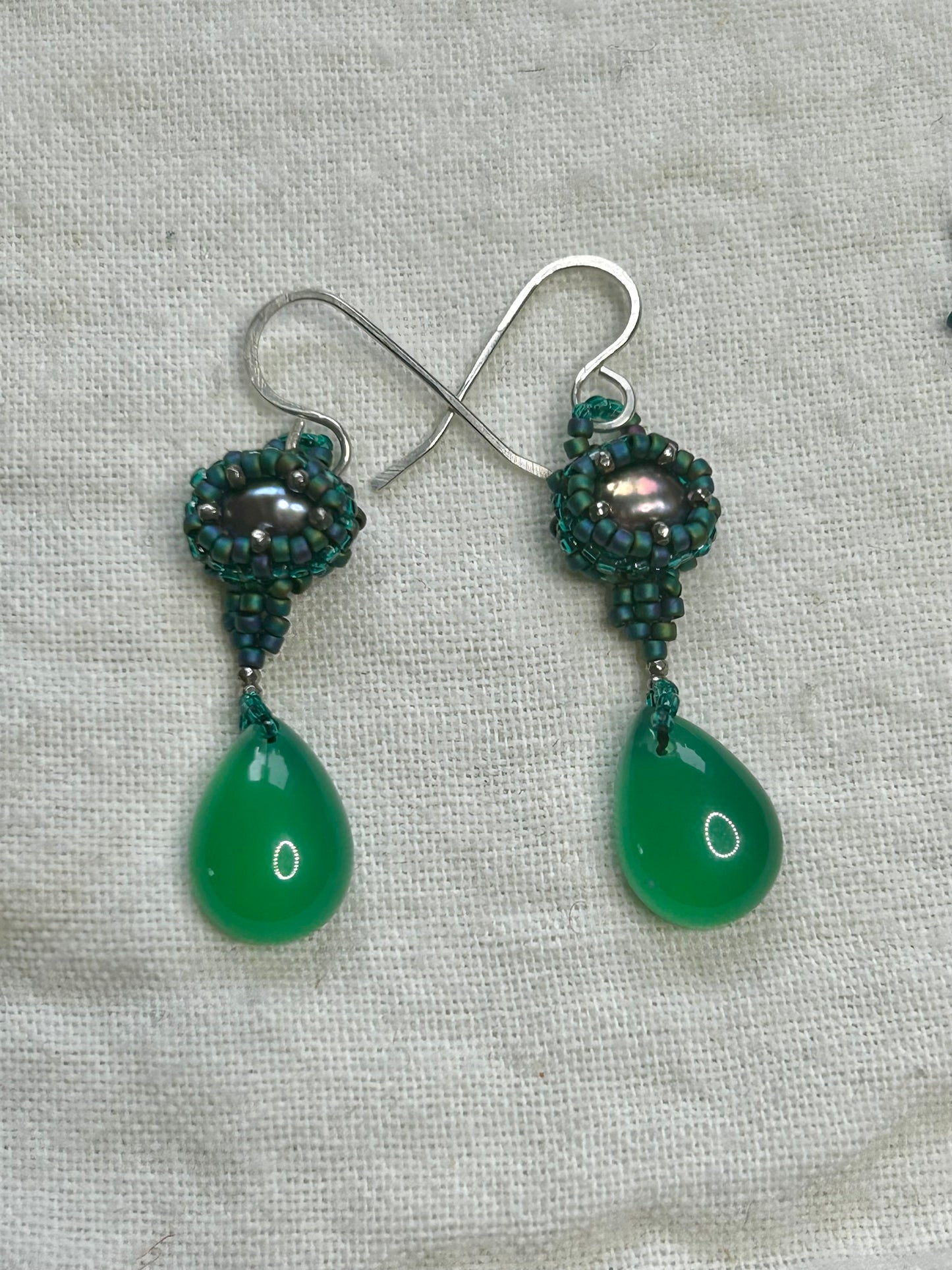 Dragons tear earrings
